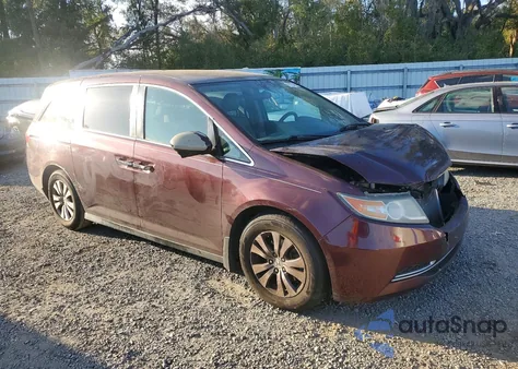 2015 Honda Odyssey Ex from USA, damaged, VIN 5FNRL5H41FB037068